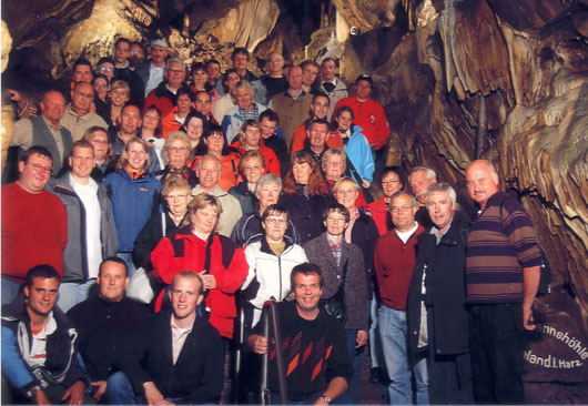 Baumannshöhle Gruppenfoto