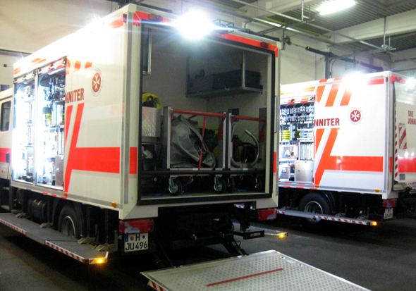 MTF: Zwei Gerätewagen-Sanität (GW-San)