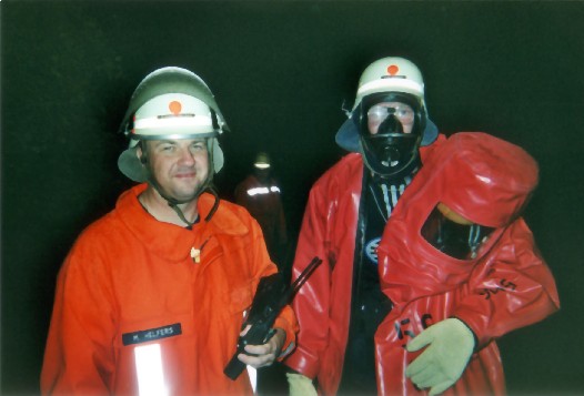 Michael H. und Ulf K. vor dem CSA Einsatz / FFw Brelingen
